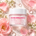 Authentic Dabo PDRN Hydra Capsule Cream packaging with pink capsules