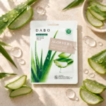 Authentic DABO Aloe Vera Sheet Mask for intense hydration and soothing care