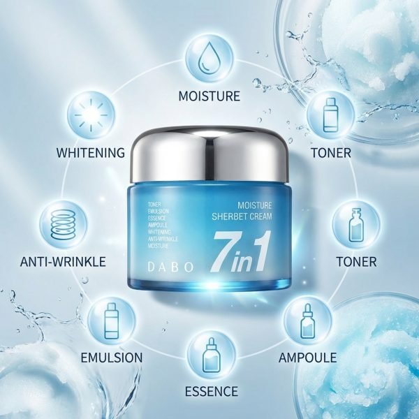 dabo 7 in 1 moisture sherbet cream - 80ml