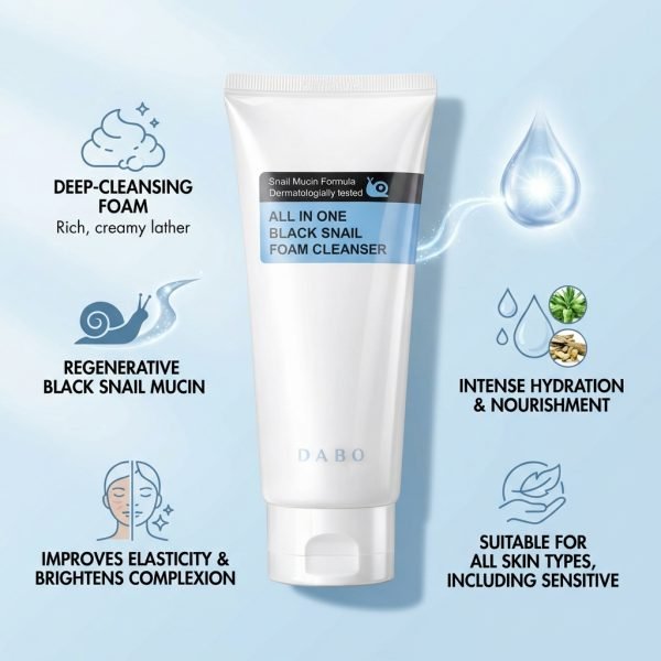 Dabo Black Snail Foam Cleanser