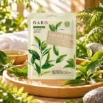 Authentic DABO Green Tea Sheet Mask 23gm for acne and hydrating skin care