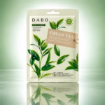 Authentic DABO Green Tea Sheet Mask 23gm for acne and hydrating skin care