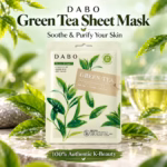 Authentic DABO Green Tea Sheet Mask 23gm for acne and hydrating skin care