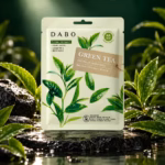 Authentic DABO Green Tea Sheet Mask 23gm for acne and hydrating skin care