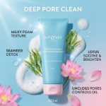 dot & key deep pore foaming face wash - 100ml