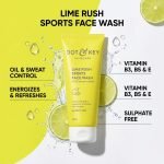 dot & key lime rush sports facewash - 100ml