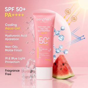 dot & key watermelon cooling sunscreen spf 50+ pa++++ - 80gm