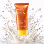 Authentic DABO White Sunblock Cream SPF 50 packaging available in Bangladesh