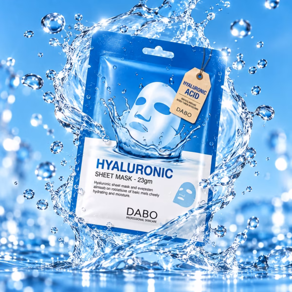 Authentic DABO Hyaluronic Sheet Mask packaging for deep hydration