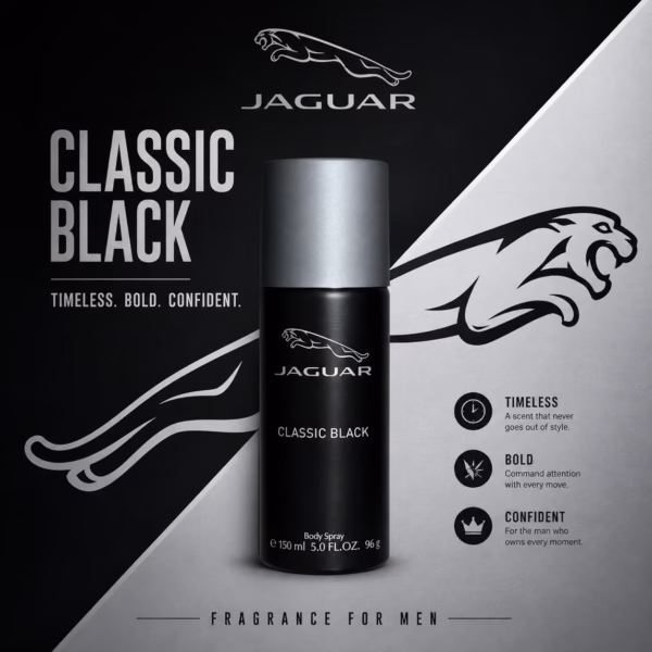 Jaguar Classic Black Body Spray For Men