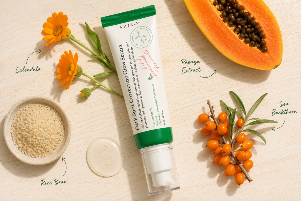 how to use axis-y dark spot serum