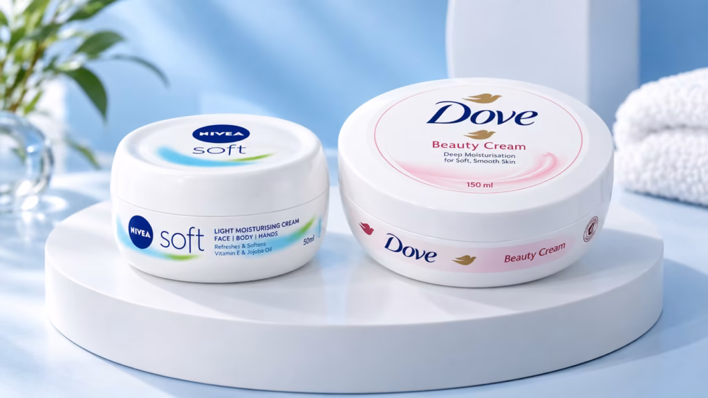 Nivea Soft Cream vs. Other Moisturizers