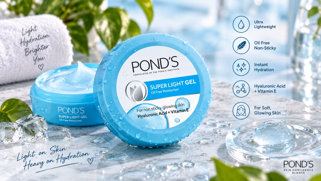 Ponds Super Light Gel Oil-Free Moisturiser
