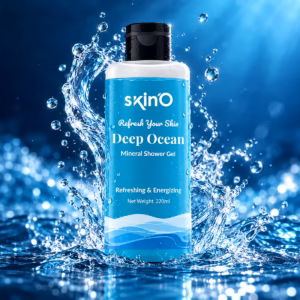 Authentic skin'o deep ocean mineral shower gel 220ml bottle