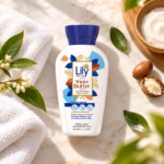 Authentic lily winter butter moisturizing skin lotion 100ml bottle for dry winter skin