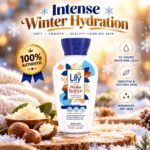 Authentic lily winter butter moisturizing skin lotion 100ml bottle for dry winter skin