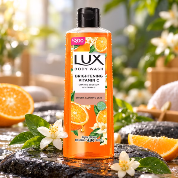 lux orange blossom & vitamin c body wash