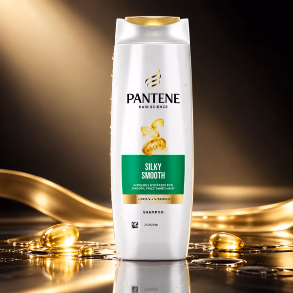 pantene hair science silky smooth shampoo 340ml bottle