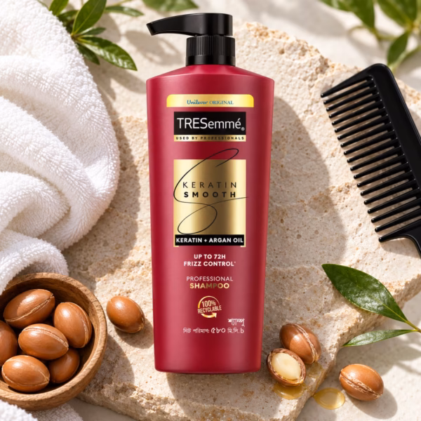 Authentic tresemmé keratin smooth shampoo 580ml bottle