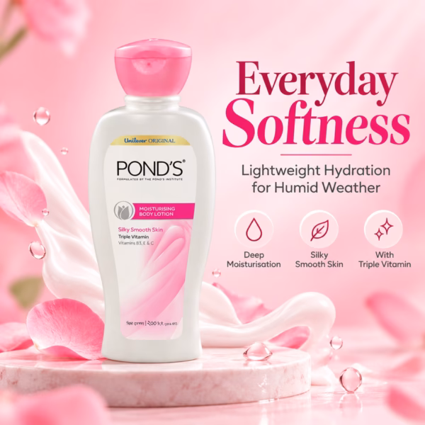 Authentic pond's moisturising body lotion 100ml bottle