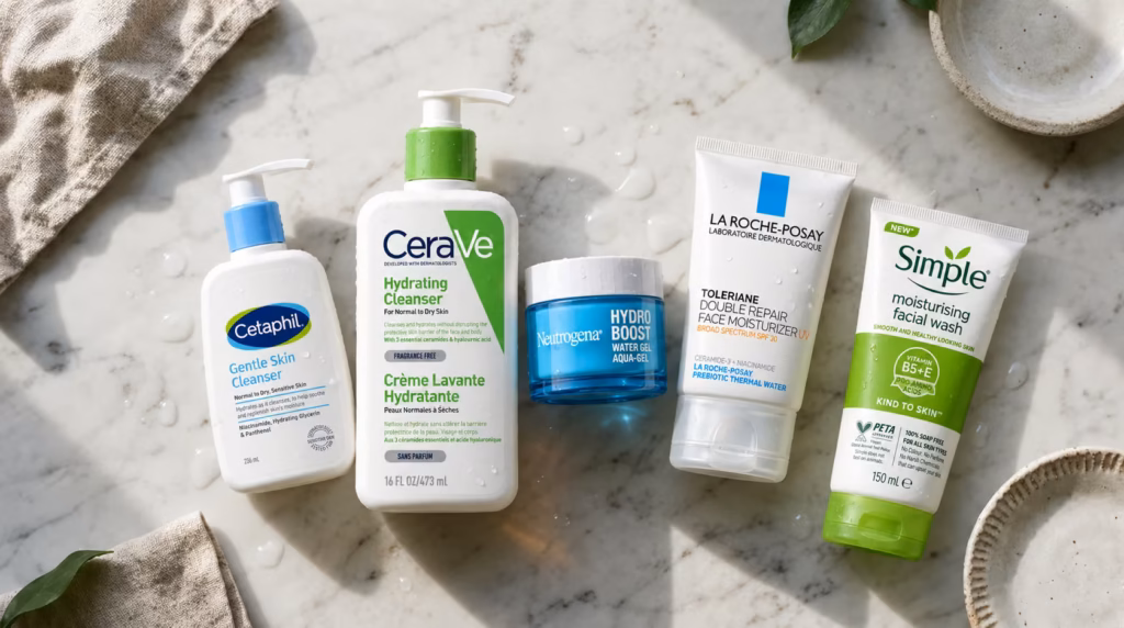 Top 5 Gentle Face Washes Compared