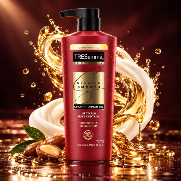 Authentic tresemmé keratin smooth shampoo 580ml bottle