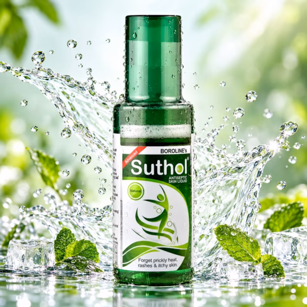 Authentic boroline suthol prickly heat skin liquid 100ml bottle