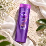 Authentic sunsilk perfect straight shampoo purple bottle 300ml