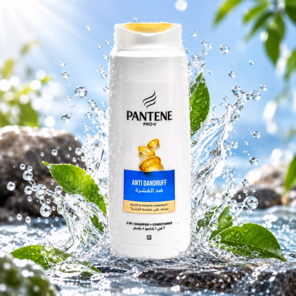 pantene pro-v anti dandruff shampoo 400ml bottle for flake free hair