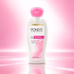 Authentic pond's moisturising body lotion 200ml bottle on a clean background