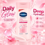 vaseline healthy bright daily body lotion bottle